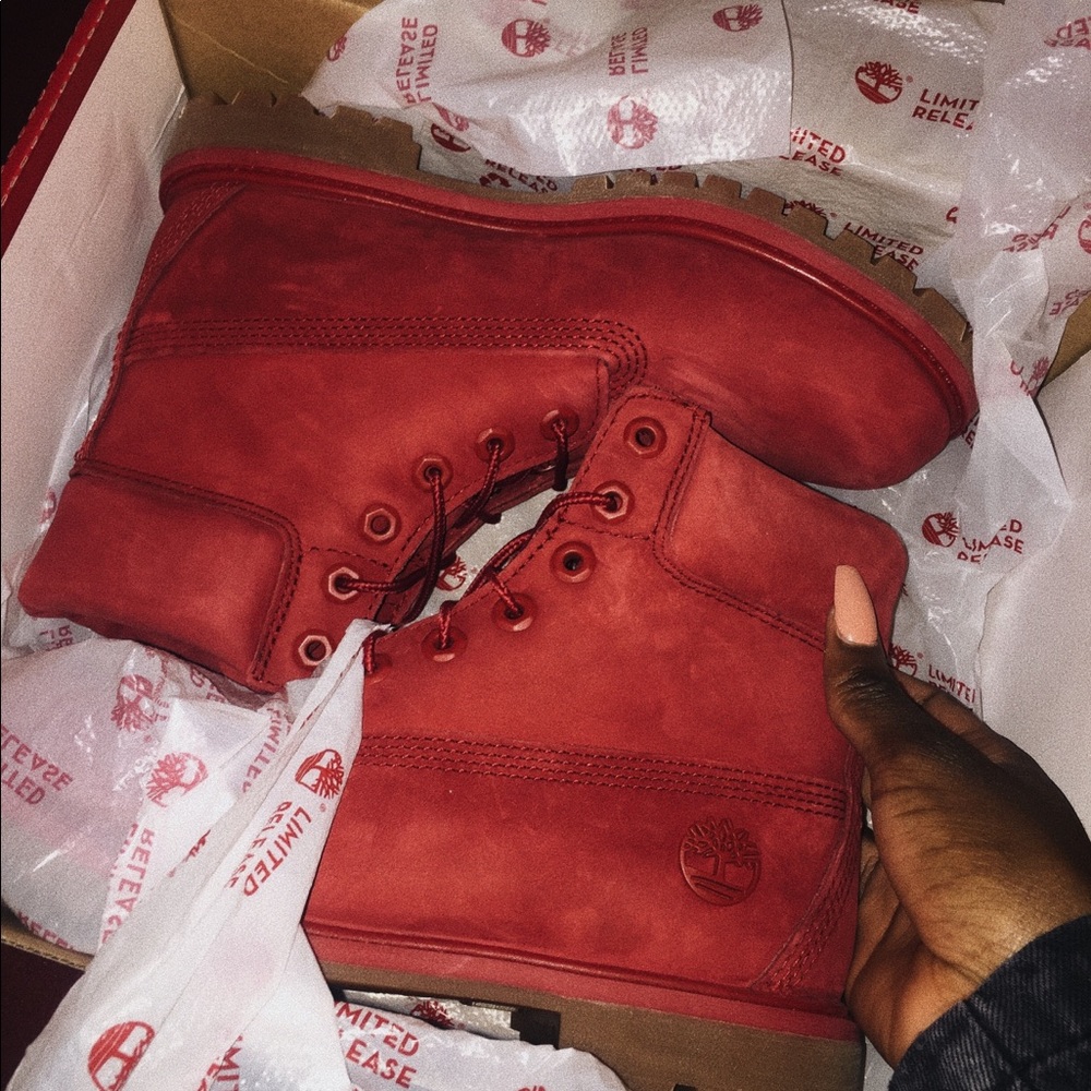 Timberland Boots | Ruby Red | Limited Edition